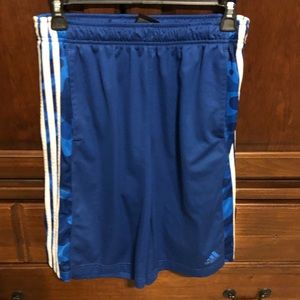 Mens royal blue Adidas shorts